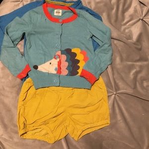 Baby Boden sweater shorts top  3 4 Spring Easter
